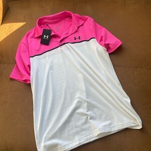 Men’s Color Block Golf Shirt